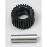 IDLER GEAR AND SHAFT ENGRENAGEM E EIXO PARA NITRO EVADER ST DURATRAX DTXC 8080